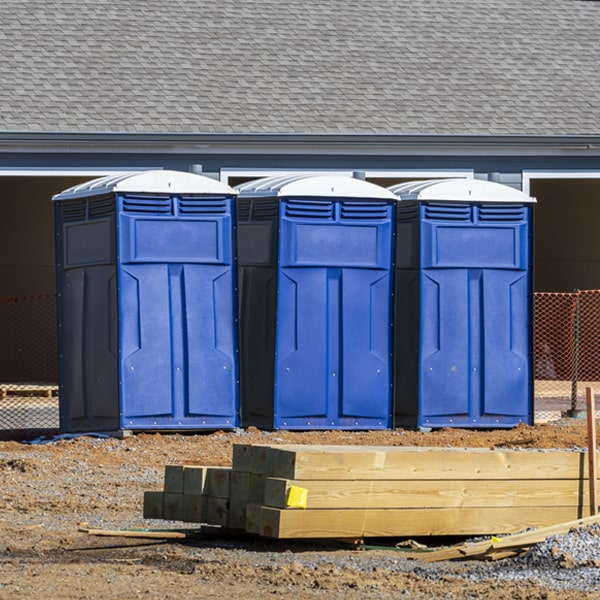 how can i report damages or issues with the portable toilets during my rental period in Ross Illinois